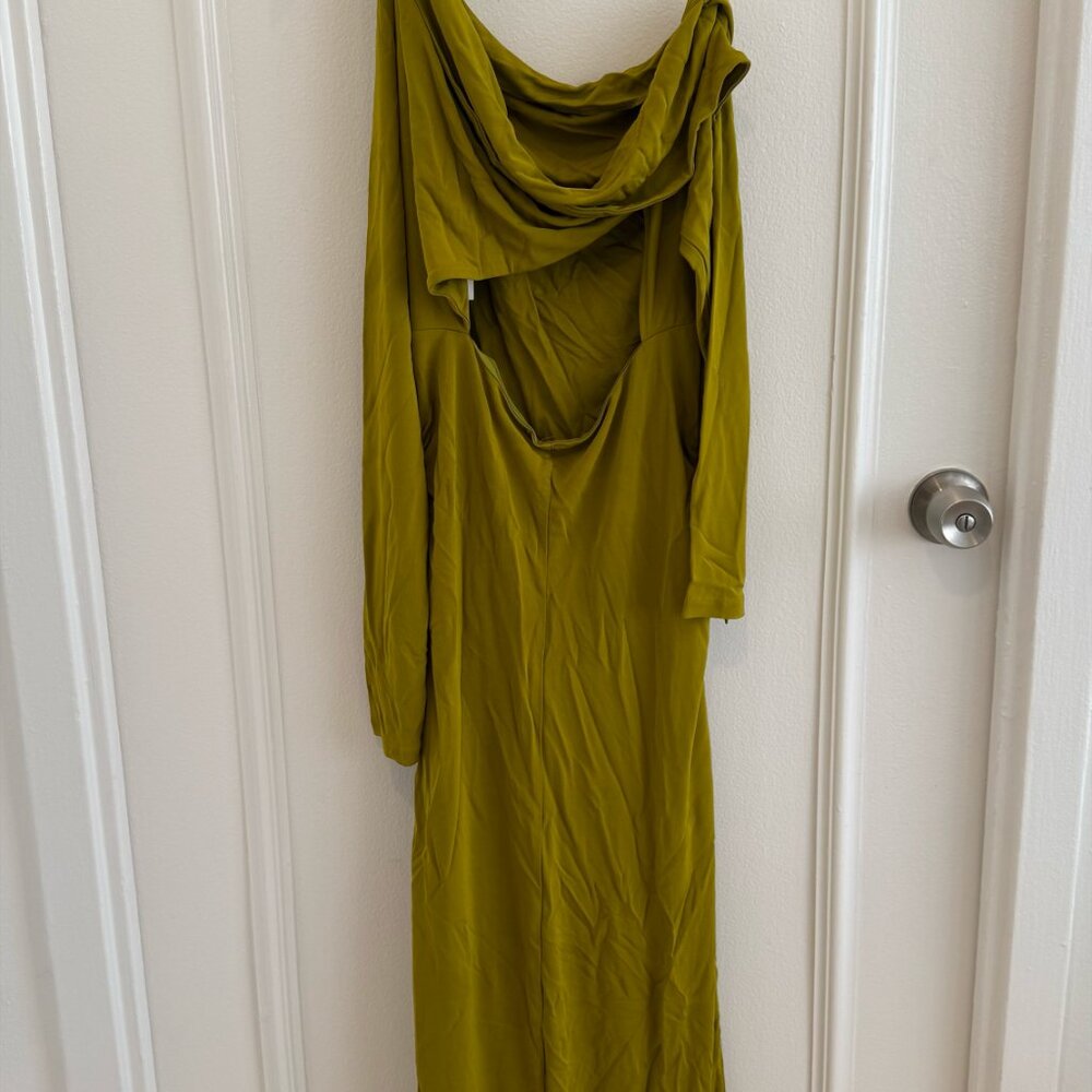 Banana Republic Jersey Knit Asymmetrical Draped Maxi Dress - Picture 5 of 6